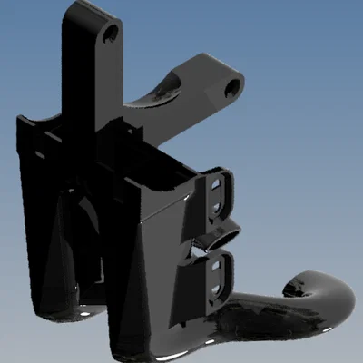 TOR - Ống Dẫn Gió cho Creality Sprite Extruder, Dual 5015 Fans, Ender 3 S1 Pro