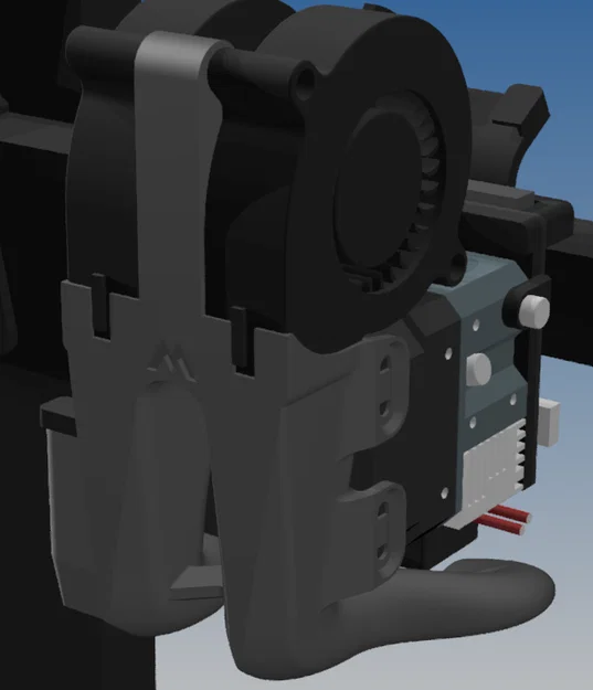 TOR - Ống Dẫn Gió cho Creality Sprite Extruder, Dual 5015 Fans, Ender 3 S1 Pro - Image 4