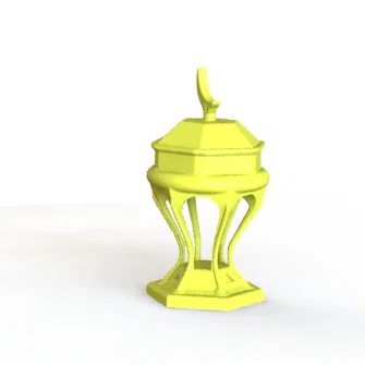 Mô hình đèn lồng Ramadan trang trí in 3D đẹp mắt