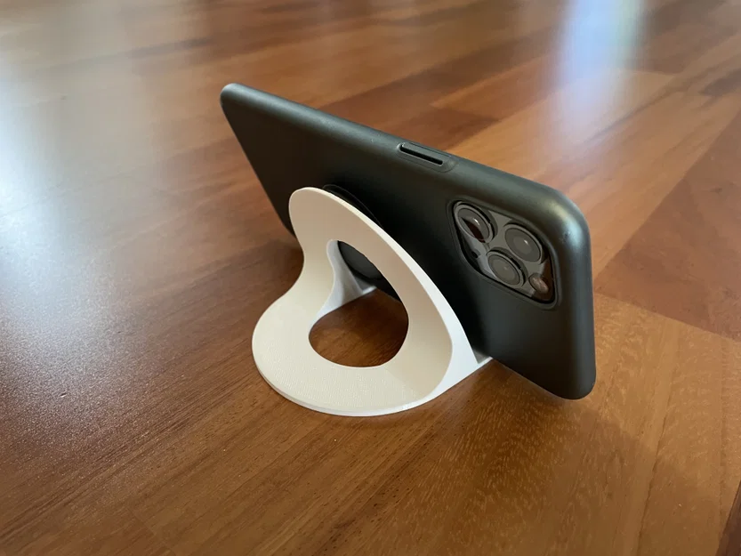 Giá đỡ điện thoại 3D thiết kế cong hiện đại - Image 1