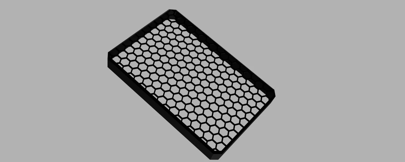 Khung bảo vệ màn hình tổ ong cho Anycubic Kobra (Anycubic Kobra Screen Cover) - Image 2
