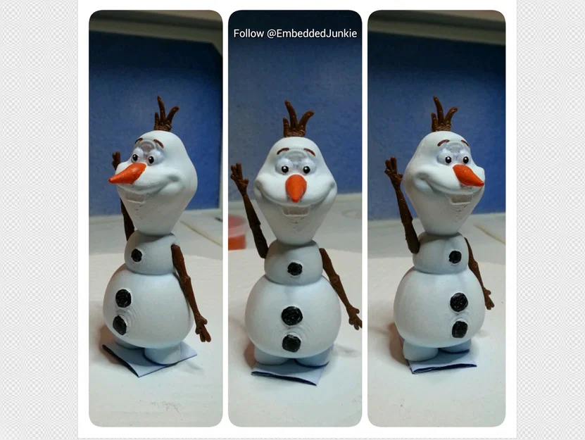 Olaf (Người Tuyết) trong Disney Frozen - Mô hình in 3D - Image 1
