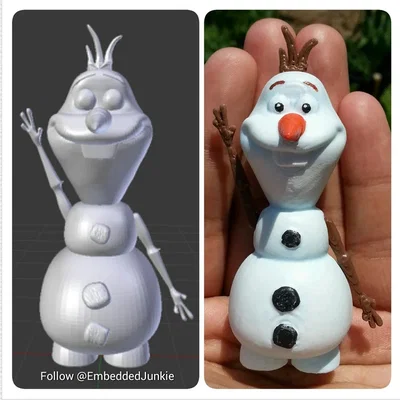 Olaf (Người Tuyết) trong Disney Frozen - Mô hình in 3D