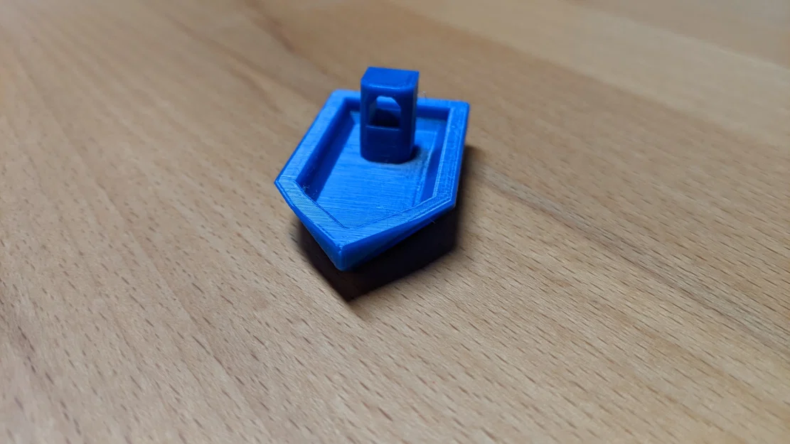 Mô hình thuyền nhựa in 3D nổi trên nước dễ thương cho bé - Image 1