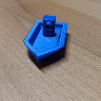 Mô hình thuyền nhựa in 3D nổi trên nước dễ thương cho bé