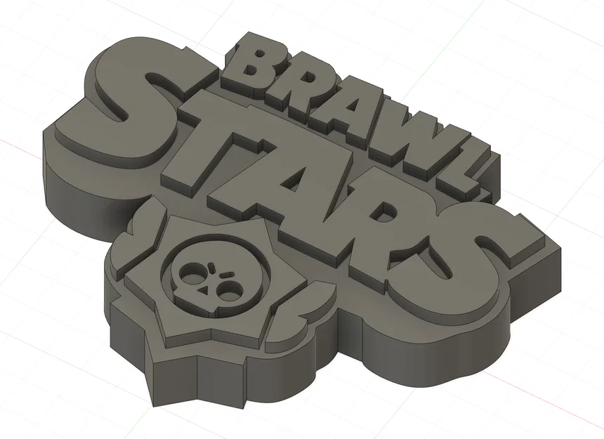 Mô hình logo Brawl Stars 3D trang trí bàn làm việc cực chất - Image 1
