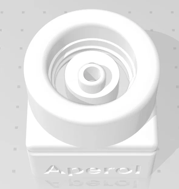 Khối điều tiết Ventilblock cho chai Aperol thiết kế tối ưu - Image 1