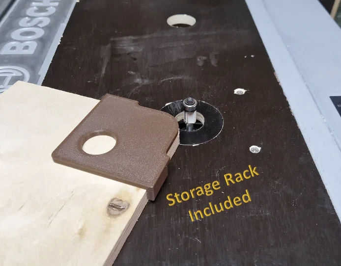 Bộ cữ bo góc gỗ Router Jig cho máy phay cầm tay kèm giá treo - Image 1