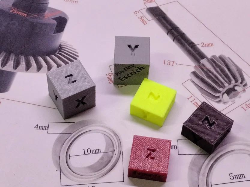 Calibration cubes, Cubos de calibración (Khối lập phương cân chỉnh) - Image 1