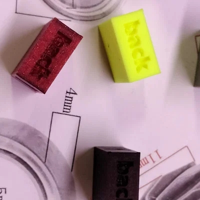 Calibration cubes, Cubos de calibración (Khối lập phương cân chỉnh)