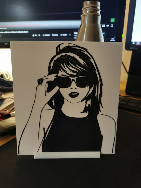 Decor Silhouette Taylor Swift đa màu - Image 1