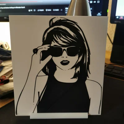 Decor Silhouette Taylor Swift đa màu