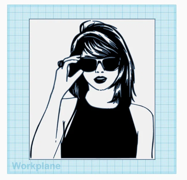 Decor Silhouette Taylor Swift đa màu - Image 2