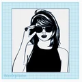 Decor Silhouette Taylor Swift đa màu - Thumbnail 2