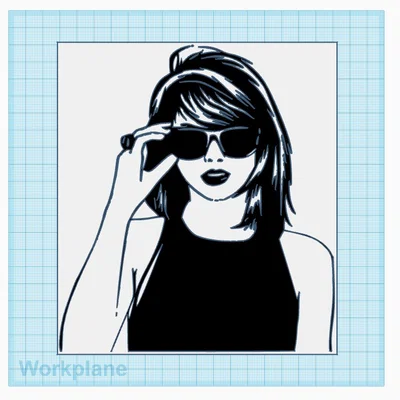 Decor Silhouette Taylor Swift đa màu