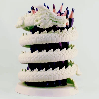Cốc Đựng Bút Hình Rồng (Dragon Pencil Cup)