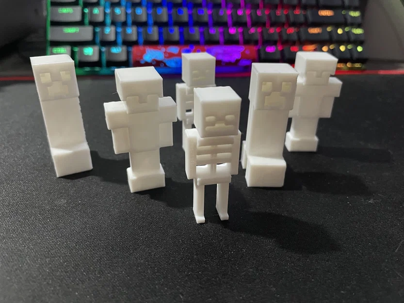 Bộ mô hình nhân vật Minecraft (Mob Pack) - In 3D cực chất - Image 1