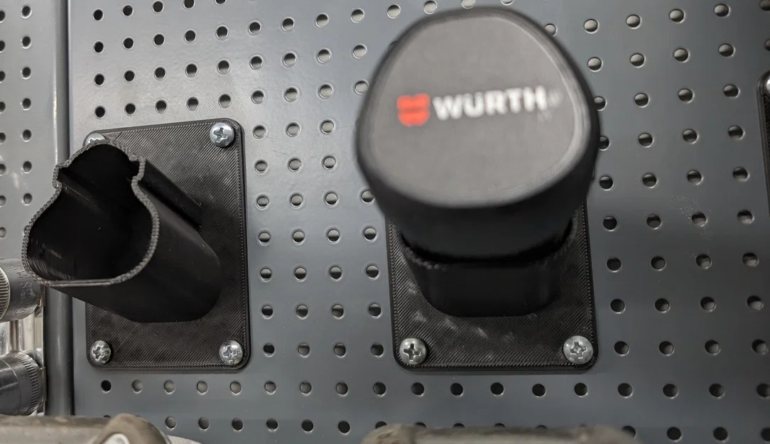 Giá treo máy khoan và pin Wurth Bosch 10.8V cho Pegboard 12mm - Image 1