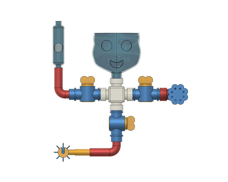 Đồ chơi ống dẫn nước khi tắm (Pipes Bath Toy with Interactive Features) - Image 1