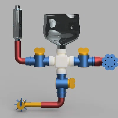 Đồ chơi ống dẫn nước khi tắm (Pipes Bath Toy with Interactive Features)