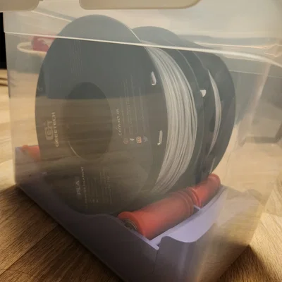 Hộp sấy filament IKEA 365+ (Dry Box) & giá đỡ cuộn (Spool Holder)