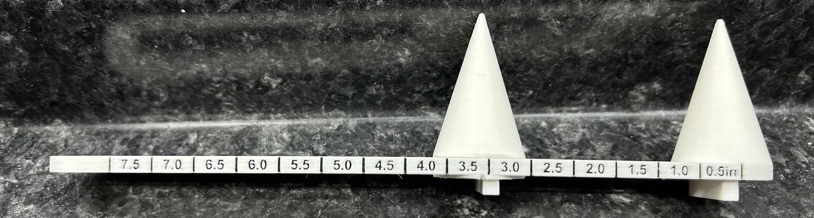 Dụng cụ đo khoảng cách tâm lỗ ốc mâm xe (Wheel Lug Nut Bolt Pattern Measurement Tool) - Image 1