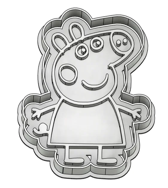 Khuôn Cắt Bánh Quy Hình Heo Peppa Pig Dễ Thương Cho Bé - Image 1