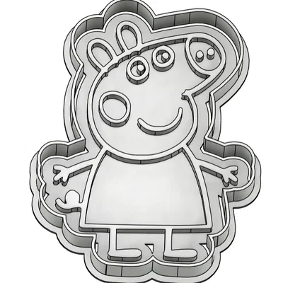 Khuôn Cắt Bánh Quy Hình Heo Peppa Pig Dễ Thương Cho Bé
