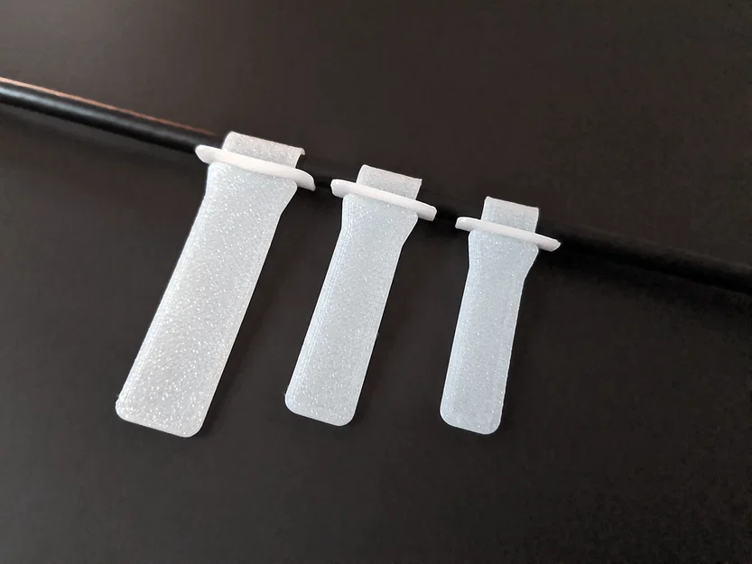 Thẻ/Nhãn dây cáp mỏng, in nhanh (nhiều kích thước) - Image 1