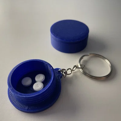 Móc khóa hộp đựng thuốc (bản lớn)