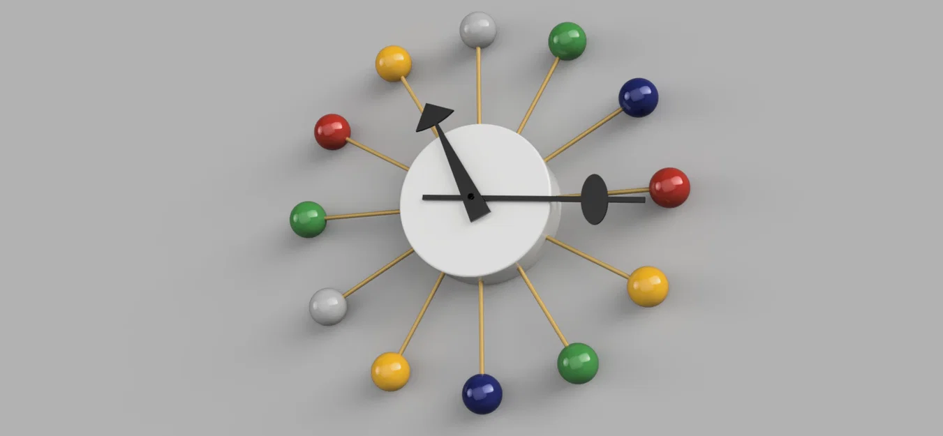 Đồng hồ treo tường Ball Clock (Replica) – thiết kế George Nelson - Image 1