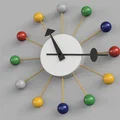 Đồng hồ treo tường Ball Clock (Replica) – thiết kế George Nelson - Thumbnail 1
