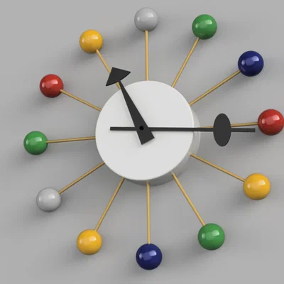 Đồng hồ treo tường Ball Clock (Replica) – thiết kế George Nelson
