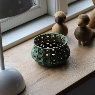 Candle V32 - Chân đế nến Tealight trang trí độc đáo in 3D