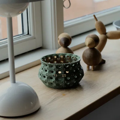 Candle V32 - Chân đế nến Tealight trang trí độc đáo in 3D