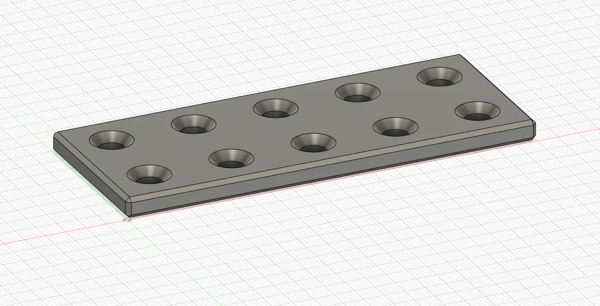 Tấm nối phẳng Lochverbinder 10cm, lỗ 6mm (Flat Connector) - Image 4