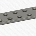 Tấm nối phẳng Lochverbinder 10cm, lỗ 6mm (Flat Connector) - Thumbnail 4