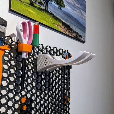Giá treo cuộn nhựa 3D cho Honeycomb Storage Wall tiện lợi