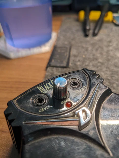 Núm vặn pedal distortion Danelectro Black Coffee (Metal) thay thế - Image 2