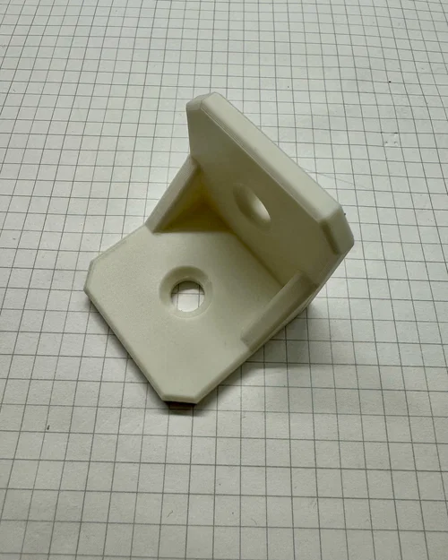 Ke góc vuông 40mm với lỗ bắt vít 8mm in 3D chắc chắn - Image 3