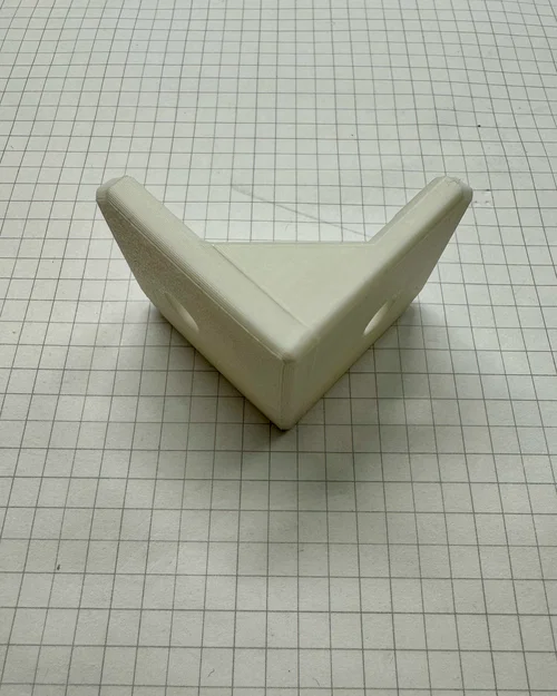 Ke góc vuông 40mm với lỗ bắt vít 8mm in 3D chắc chắn - Image 4