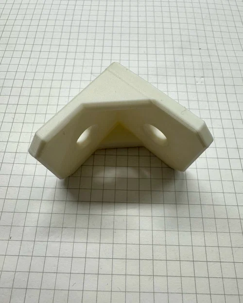 Ke góc vuông 40mm với lỗ bắt vít 8mm in 3D chắc chắn - Image 6