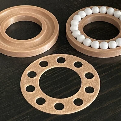 Vòng bi chặn (thrust) dạng bi cơ bản