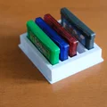 Hộp/khay giữ băng game - GameBoy Advance (chứa 5 băng) - Thumbnail 1