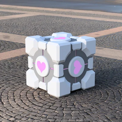 Khối Weighted Companion Cube (Portal 1)
