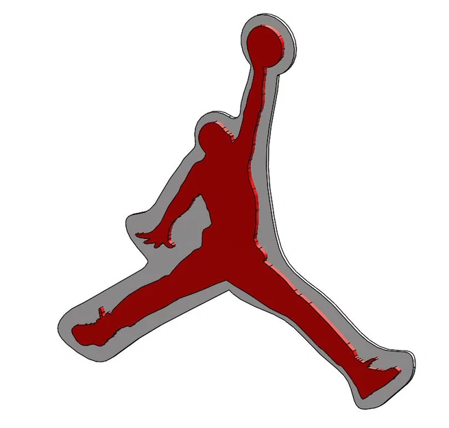Mô hình trang trí Logo Jumpman (Jordan) in 3D cực đẹp - Image 1