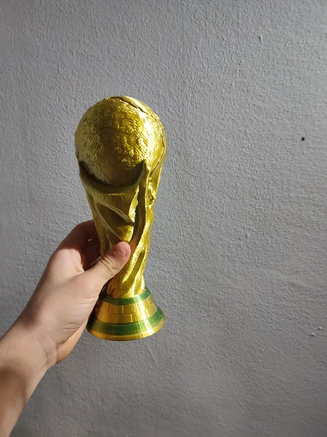 Mô hình cúp bóng đá World Cup FIFA trang trí 3D ấn tượng - Image 2