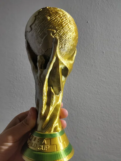 Mô hình cúp bóng đá World Cup FIFA trang trí 3D ấn tượng - Image 3