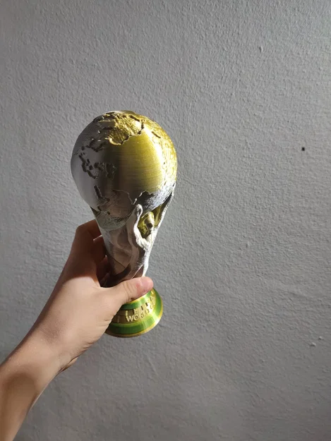 Mô hình cúp bóng đá World Cup FIFA trang trí 3D ấn tượng - Image 4