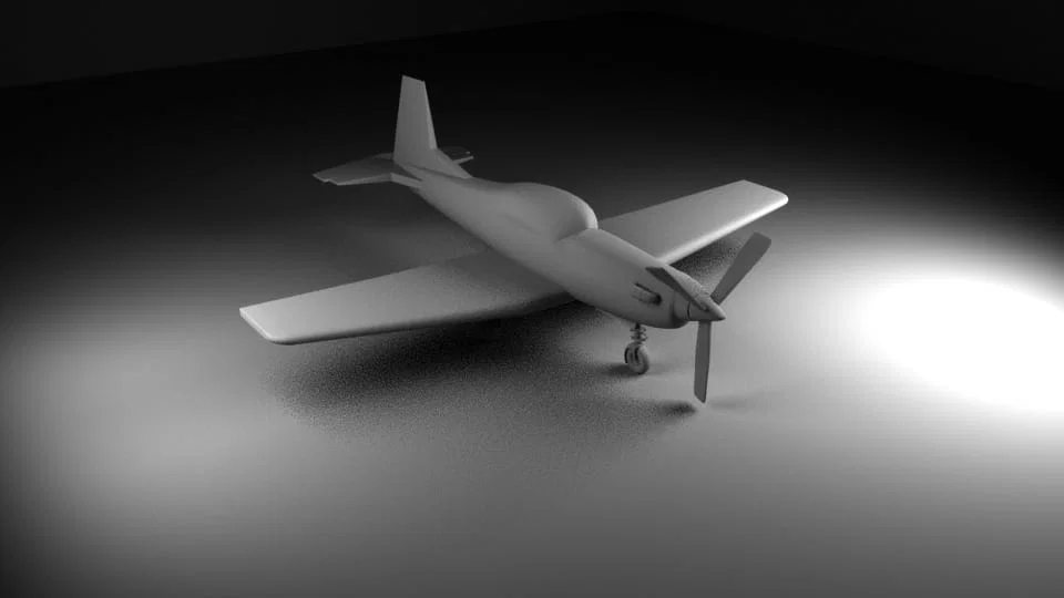Pilatus PC-7 fighter jet - Mẫu 3D chi tiết - Image 1